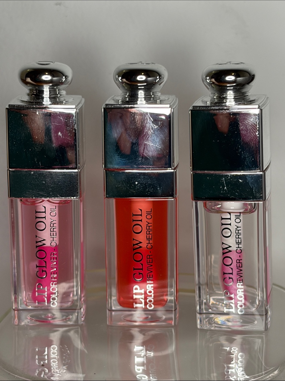 Dior Lip Glow Oil Trio – 007, 061 & 000